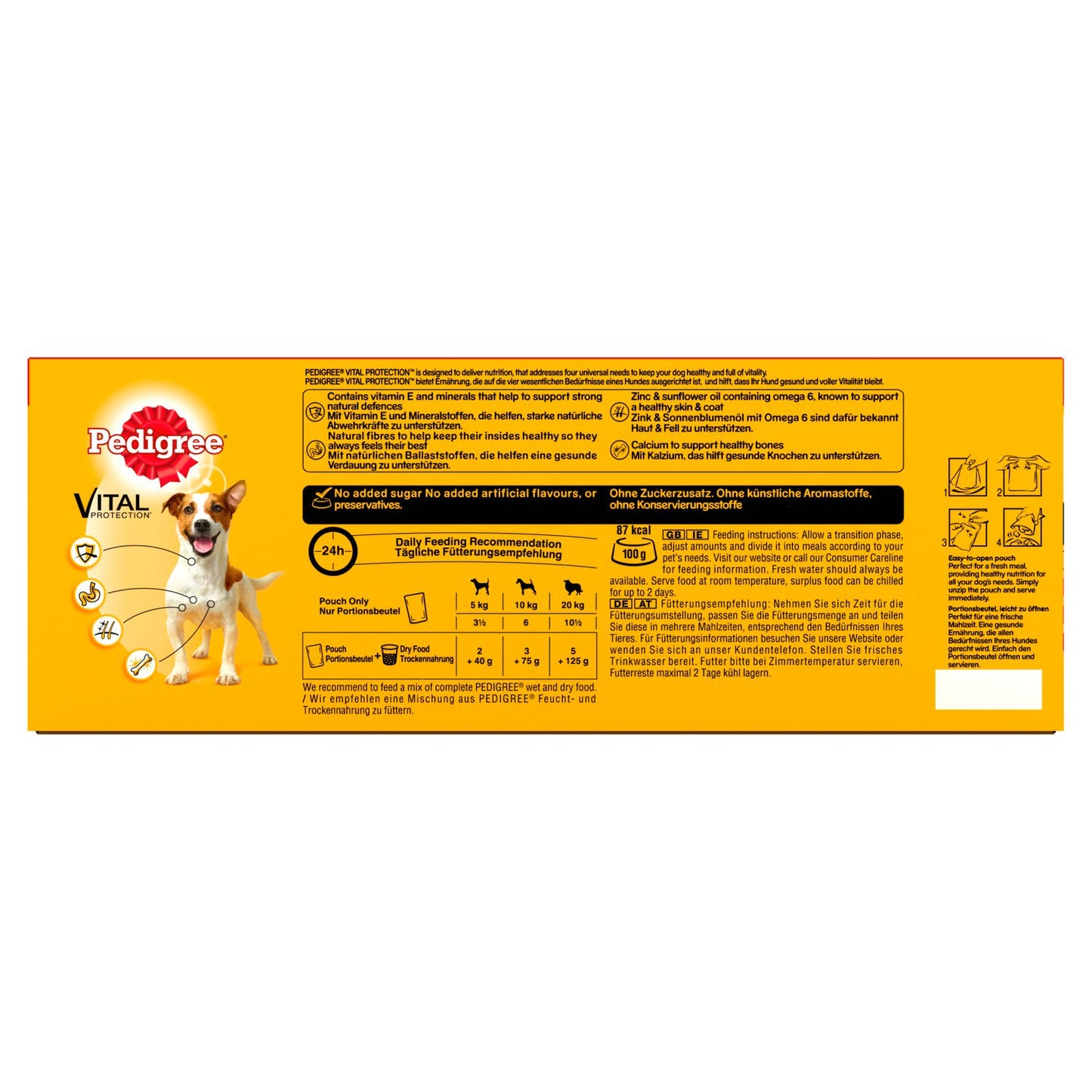Pedigree Adult Wet Dog Food Pouches Mixed in Gravy Mega Pack
