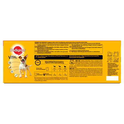 Pedigree Adult Wet Dog Food Pouches Mixed in Gravy Mega Pack