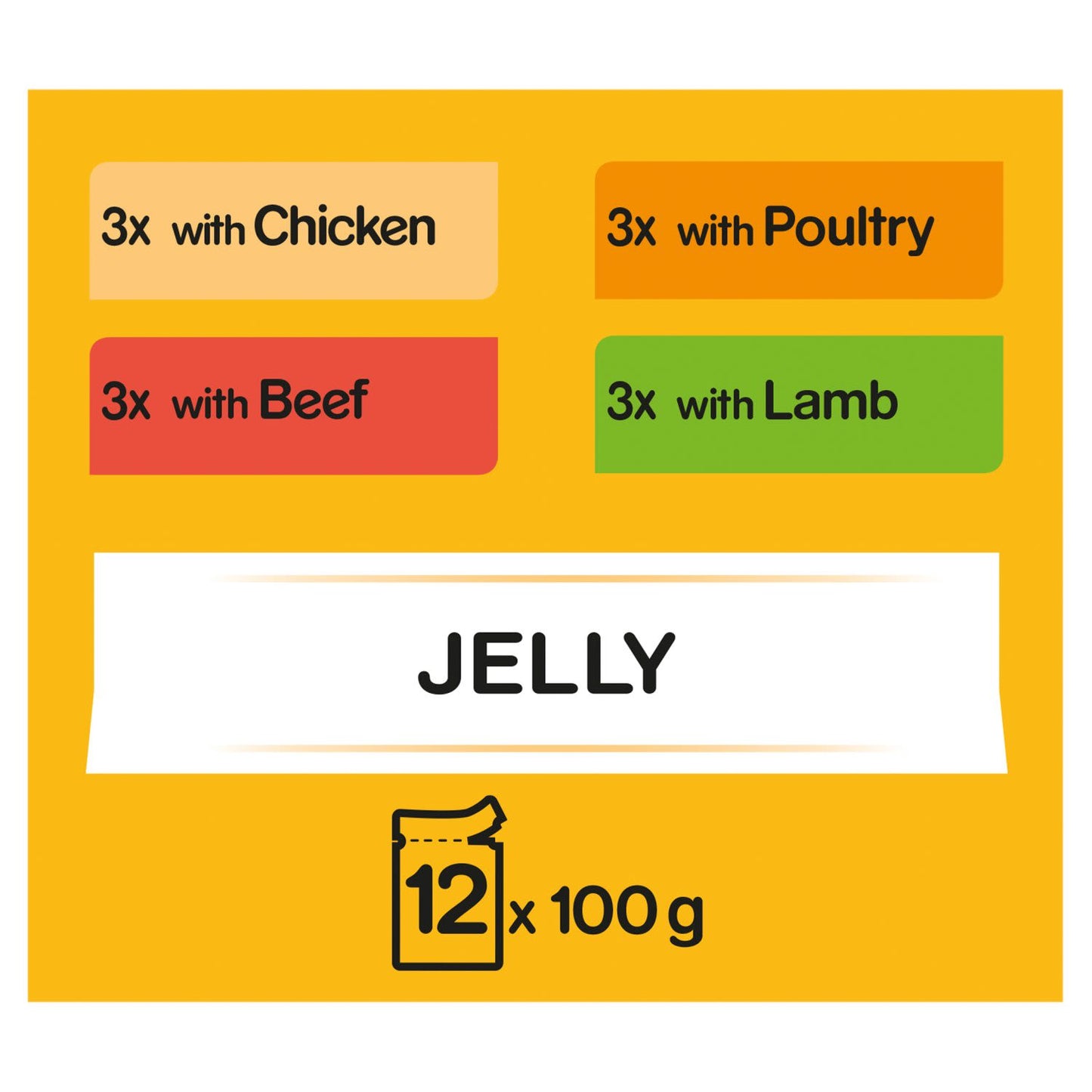 Pedigree Senior Wet Dog Food Pouches in Jelly