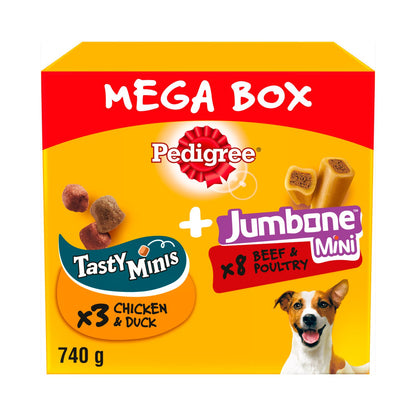 Pedigree Tasty Minis & Jumbone Adult Small Dog Treats Mega Box