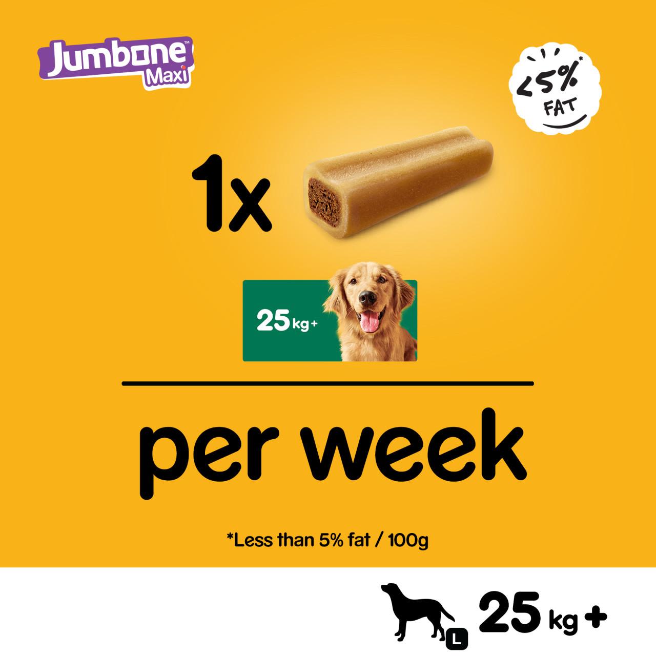 Pedigree Jumbone Maxi Adult Large Dog Treat Beef & Poultry 1 Chew