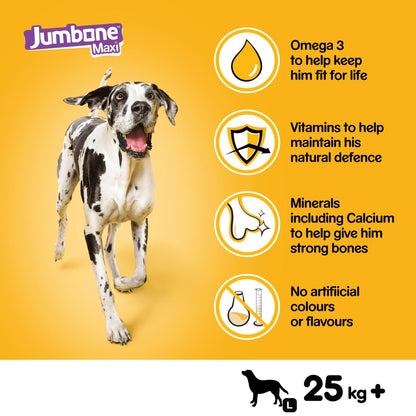 Pedigree Jumbone Maxi Adult Large Dog Treat Beef & Poultry 1 Chew