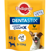 Pedigree Dentastix Chewy Chunx Mini Adult Small Dog Treats Chicken