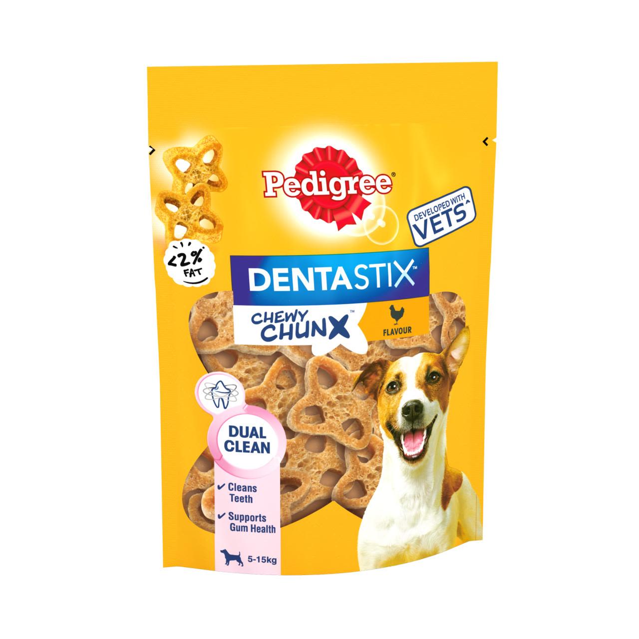 Pedigree Dentastix Chewy Chunx Mini Adult Small Dog Treats Chicken