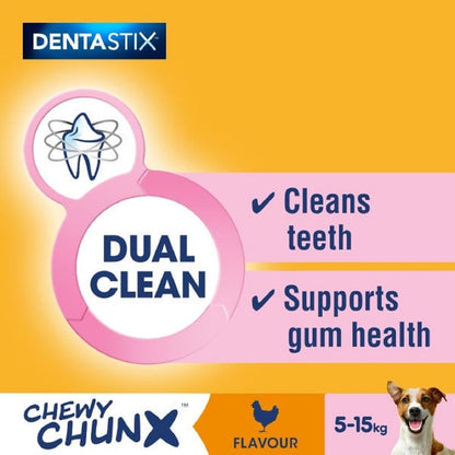 Pedigree Dentastix Chewy Chunx Mini Adult Small Dog Treats Chicken