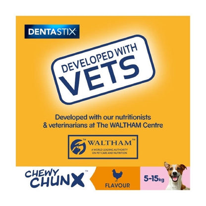 Pedigree Dentastix Chewy Chunx Mini Adult Small Dog Treats Chicken