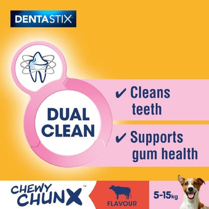 Pedigree Dentastix Chewy Chunx Mini Adult Small Dog Treat Beef