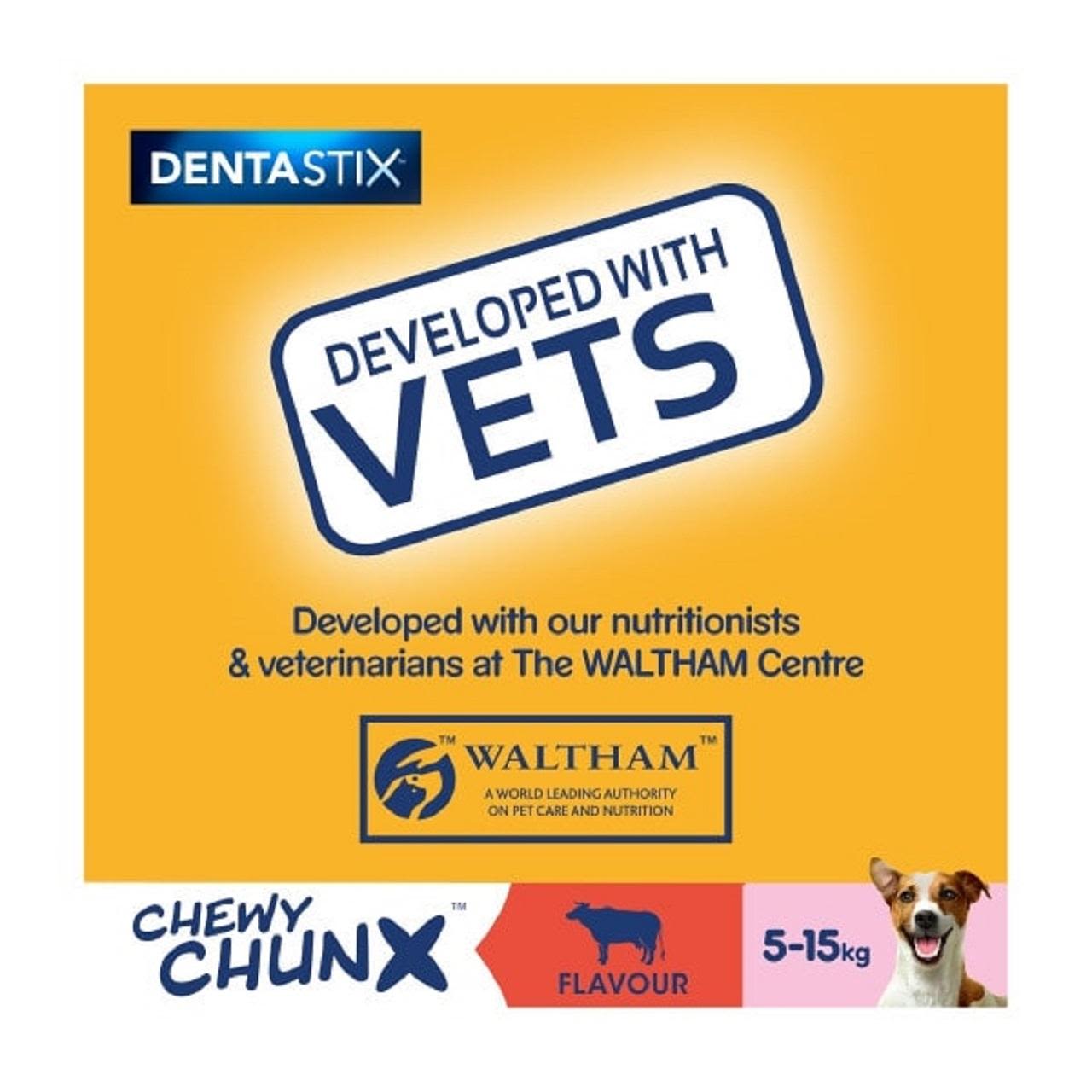 Pedigree Dentastix Chewy Chunx Mini Adult Small Dog Treat Beef