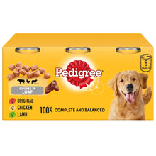 Pedigree Adult Wet Dog Food Tins Mixed in Loaf