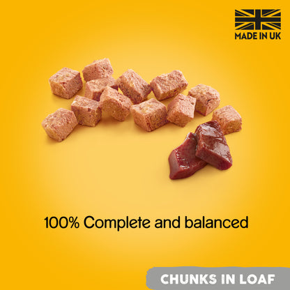 Pedigree Adult Wet Dog Food Tins Mixed in Loaf