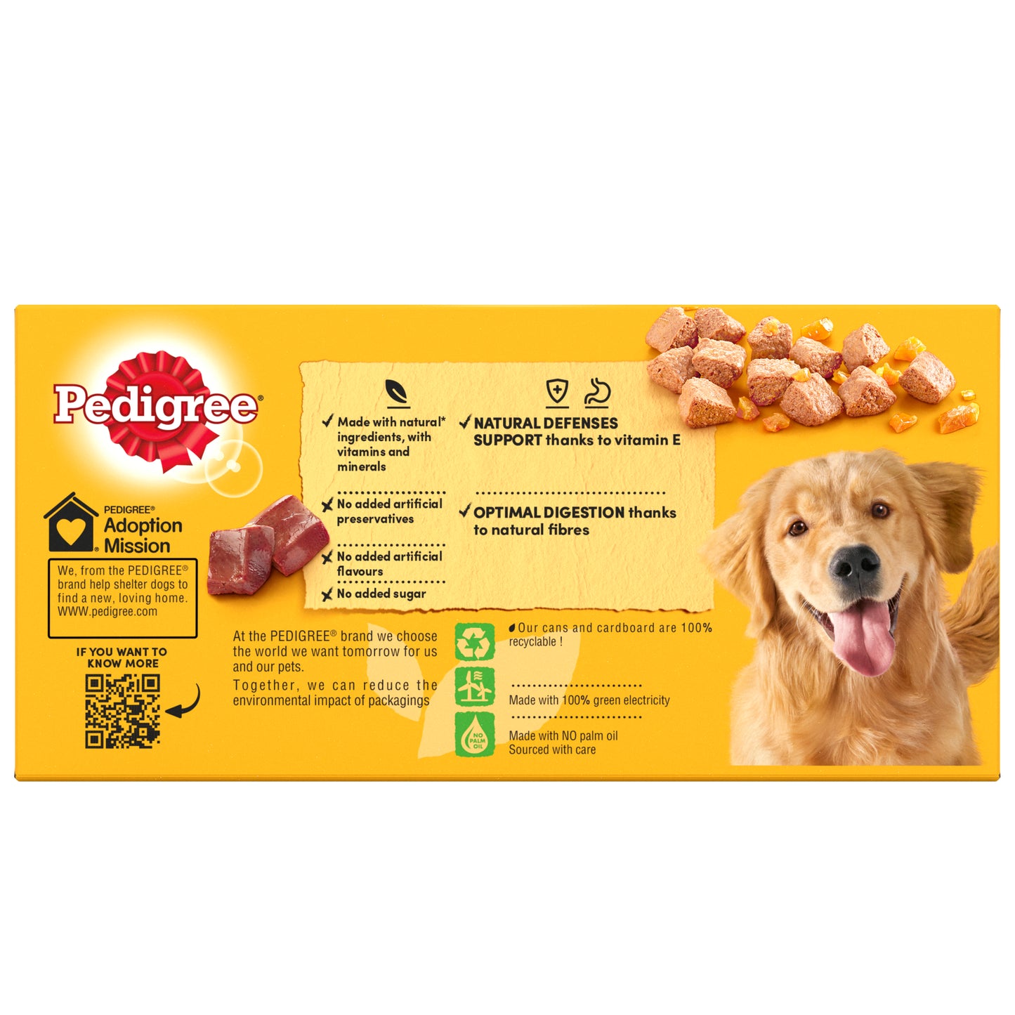 Pedigree Adult Wet Dog Food Tins Mixed in Jelly