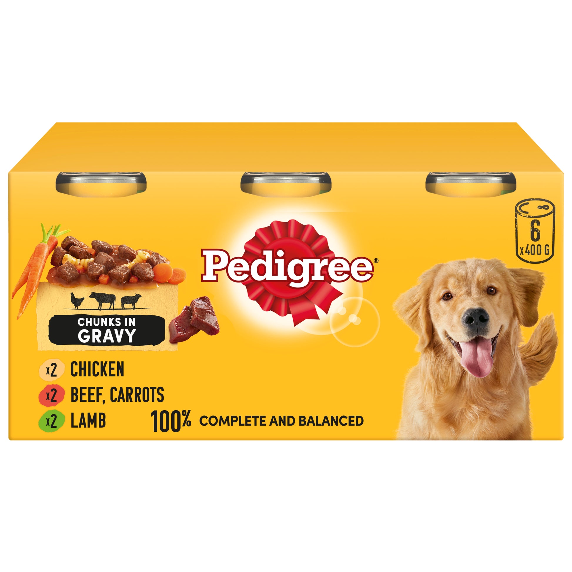 Pedigree Pedigree Country Casseroles Adult Wet Dog Food pet food packaging