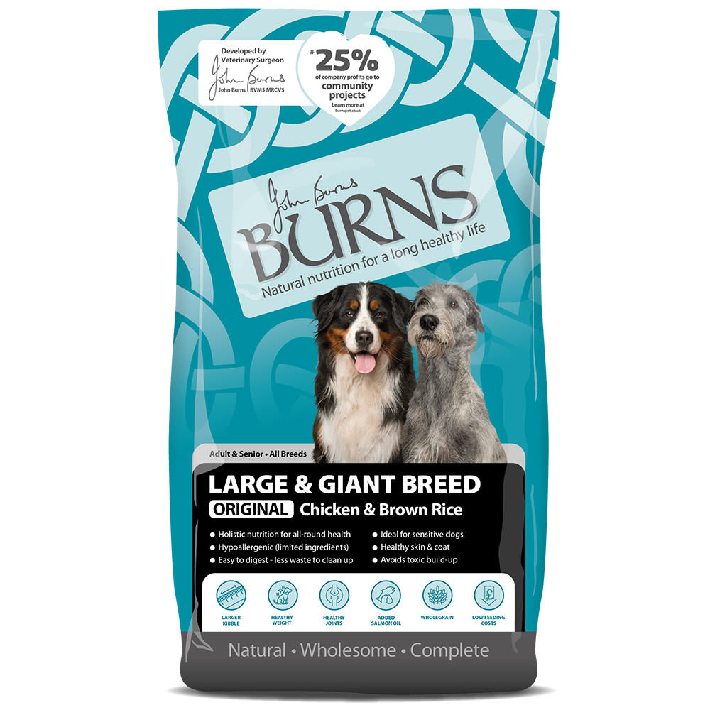 Burns Burns Chicken Adult Dry Dog Food pet food packaging