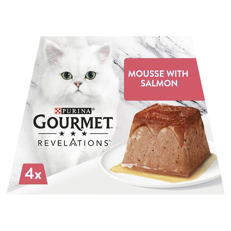 Gourmet Gourmet Revelations Salmon Adult Wet Cat Food pet food packaging