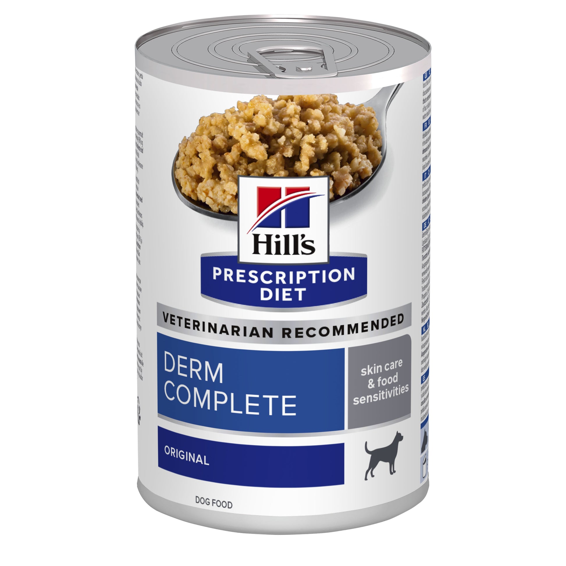 Hill's Hill'S Prescription Derm Skin Care Sensitivities Adult Wet Dog Food pet food packaging