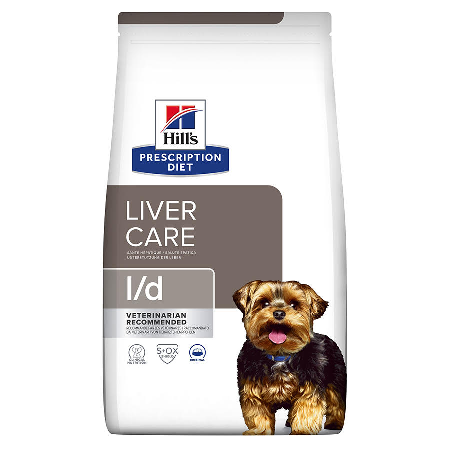 Hill's Hill'S Prescription Liver Care Ddry Adult Dry Dog Food pet food packaging