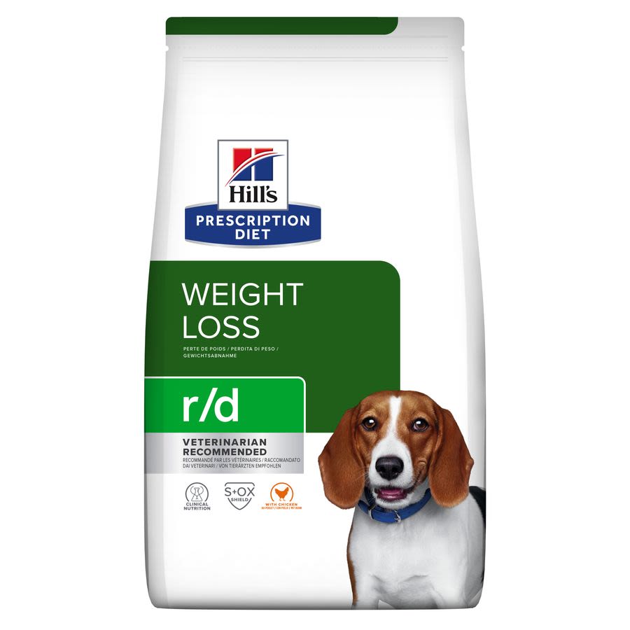 Hill's Hill'S Prescription Weight Reduction Chicken Adult Dry Dog Food pet food packaging