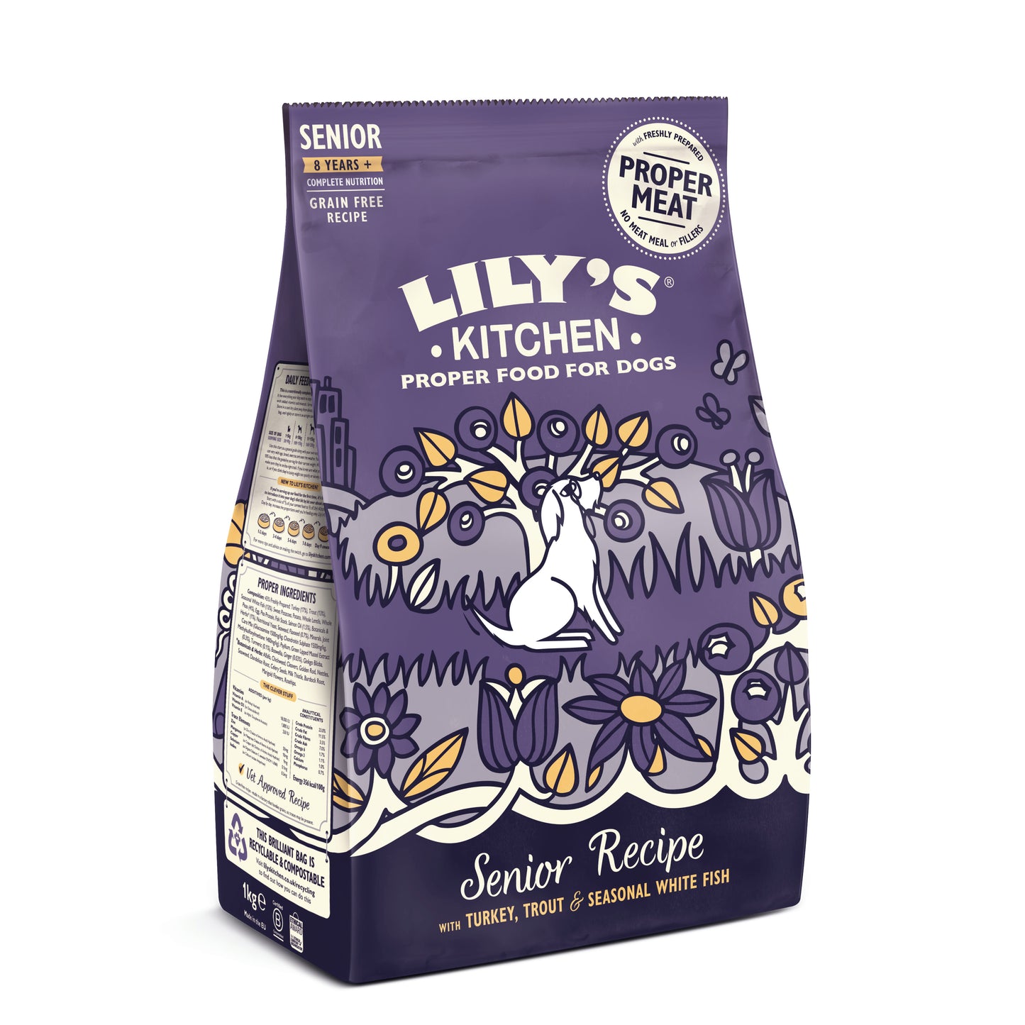 Lily's Kitchen Adult 8+ Scottish Gluten Free Dry Dog Food - Salmon & Trout