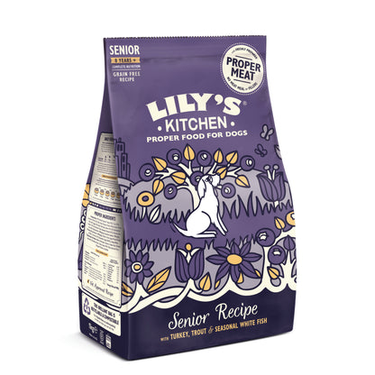 Lily's Kitchen Adult 8+ Scottish Gluten Free Dry Dog Food - Salmon & Trout