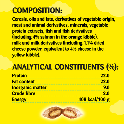 Dreamies Mix Salmon Flavour & Cheese Cat Treats