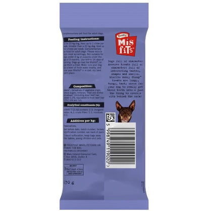 Misfits Wonky Chomp Adult Medium Dog Treats Beef 2 Stick