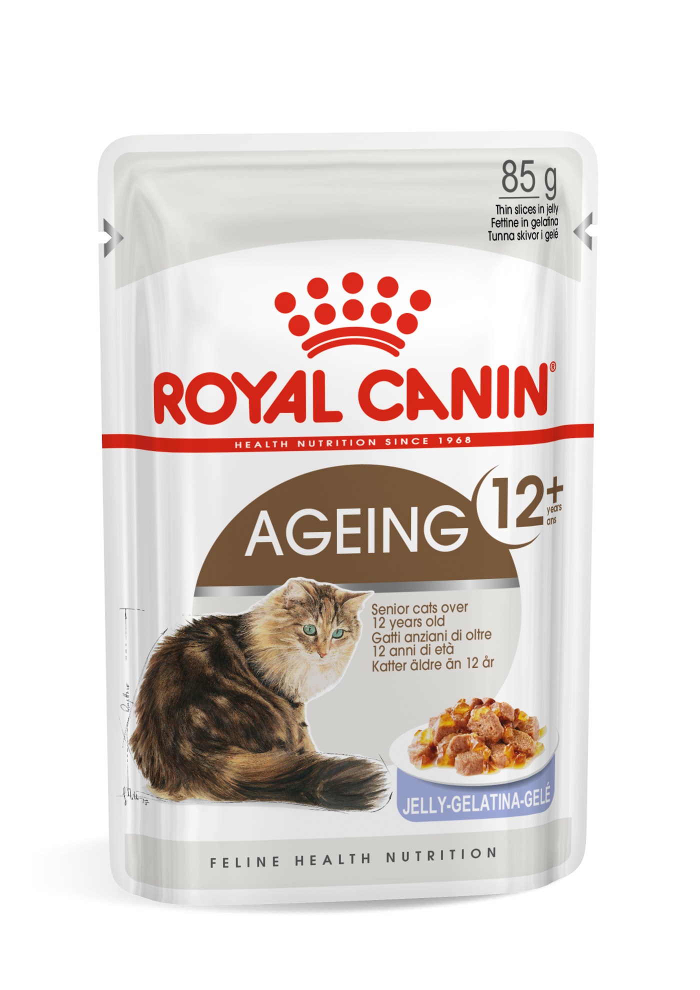 Royal Canin Ageing 12+ Senior Wet Cat Food in Jelly