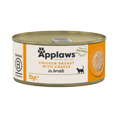 Applaws Cat Tin 70g Chicken with Cheese