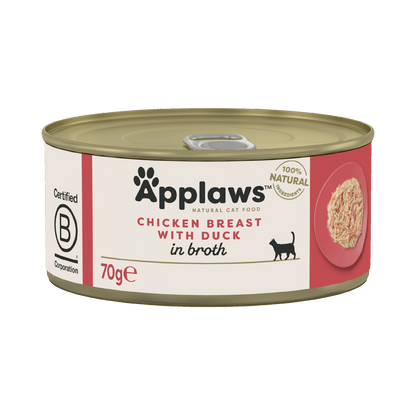 Applaws Cat Tin 70g Chicken with Duck