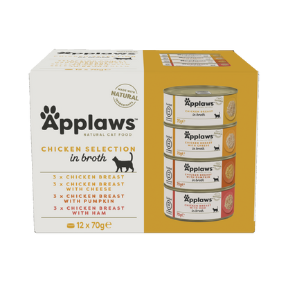 Applaws Cat Tin 70g Multipack Chicken