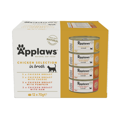 Applaws Cat Tin 70g Multipack Chicken