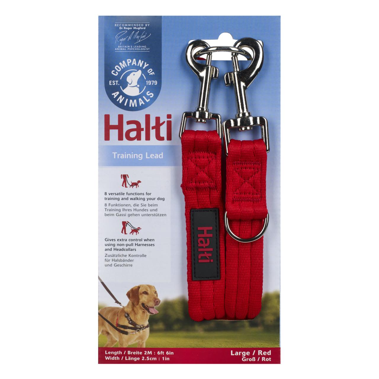 Halti Multifunctional Training Dog Lead in Red