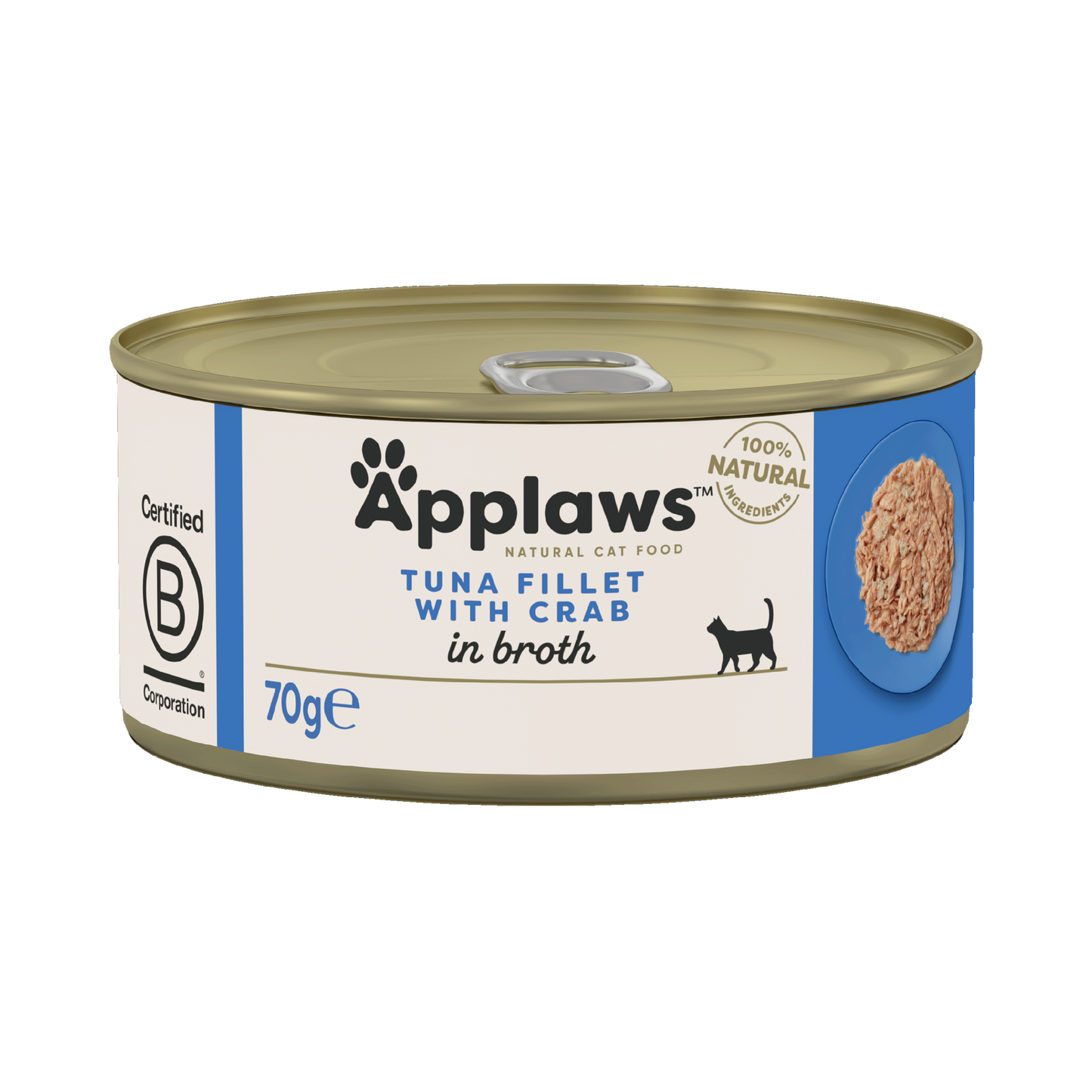 Applaws Cat Tin 70g Tuna with Crab