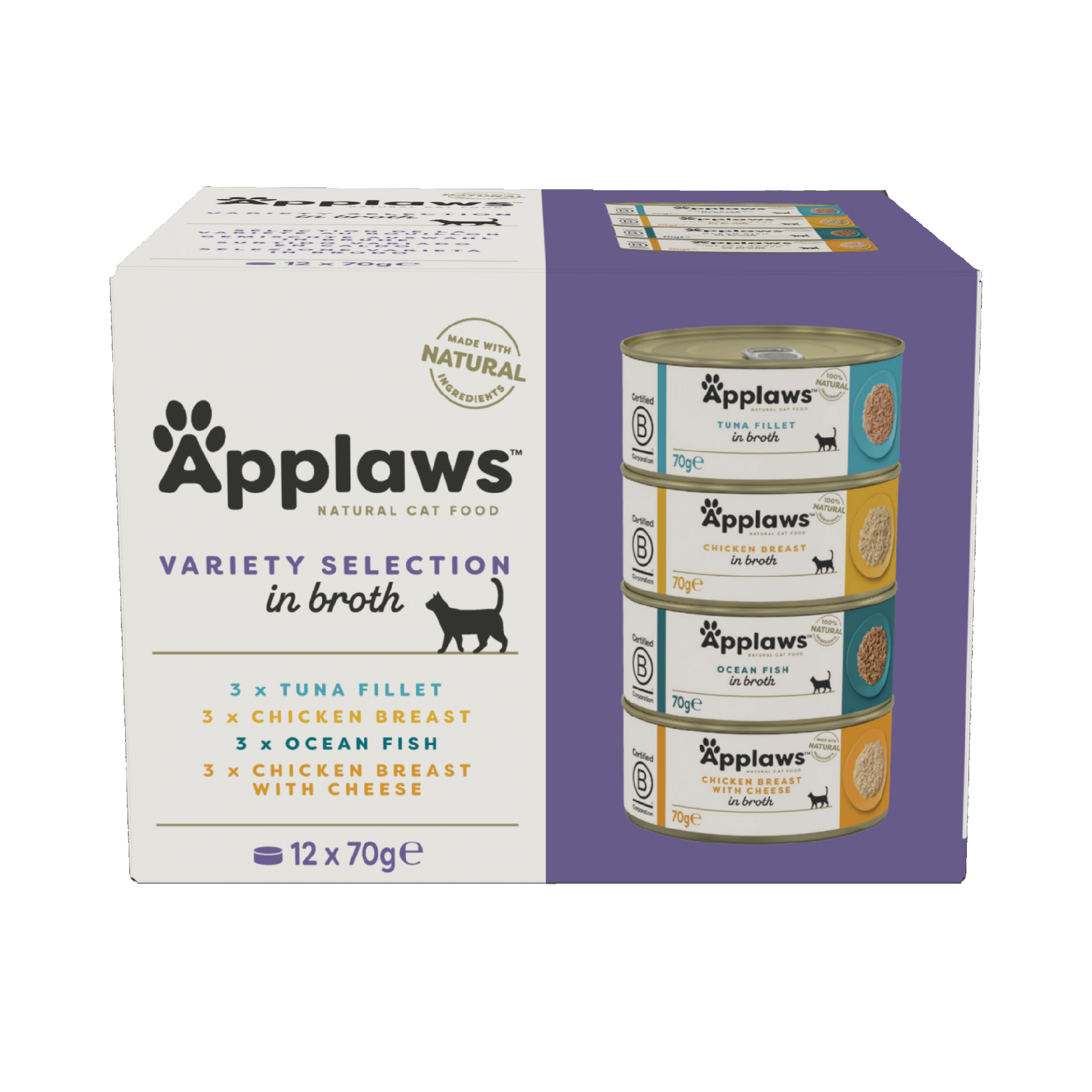 Applaws Applaws Mixed Adult Wet Cat Food pet food packaging