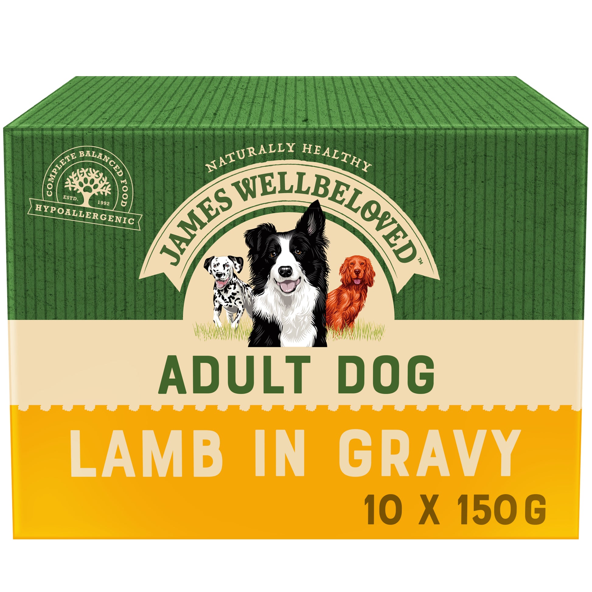 James Wellbeloved James Wellbeloved Lamb Adult Wet Dog Food pet food packaging