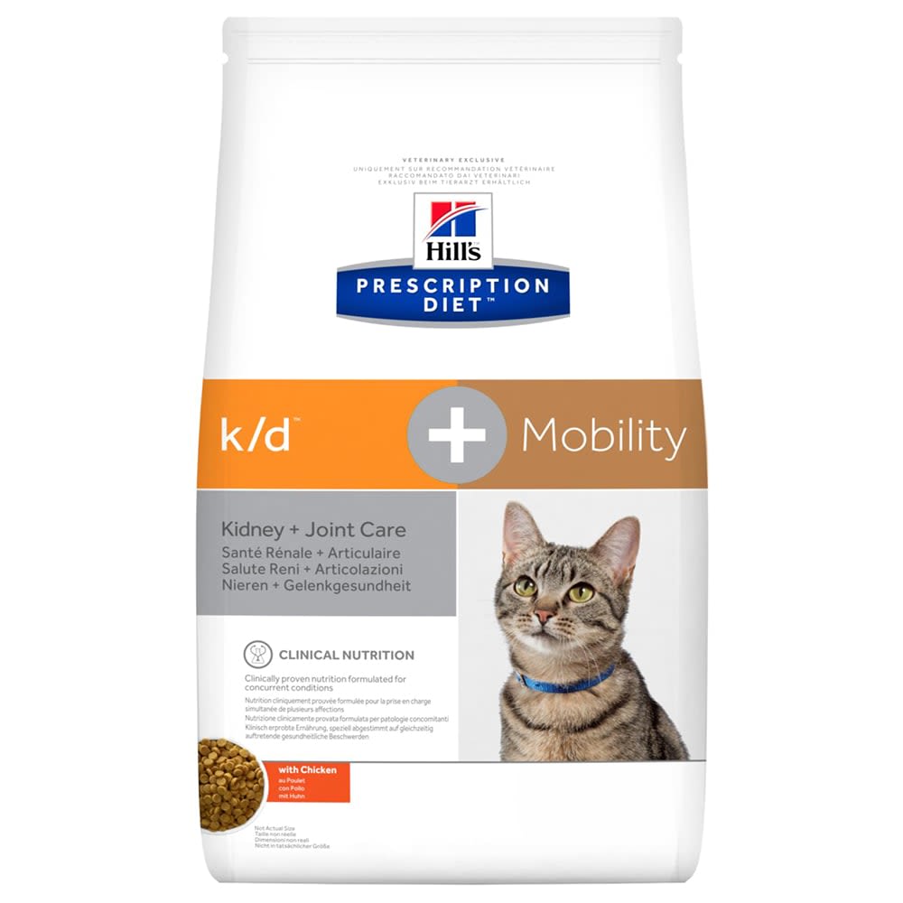 Hill's Prescription Diet Kidney k/d + Mobility Joint Care Dry Cat Food - Chicken