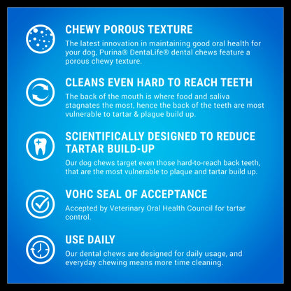 Purina Dentalife Daily Small Dog Chews Treat