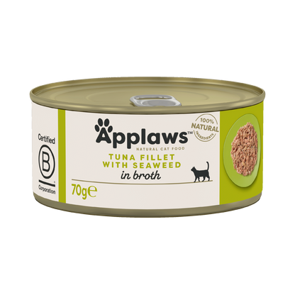 Applaws Cat Tin 70g Tuna with Seaweed