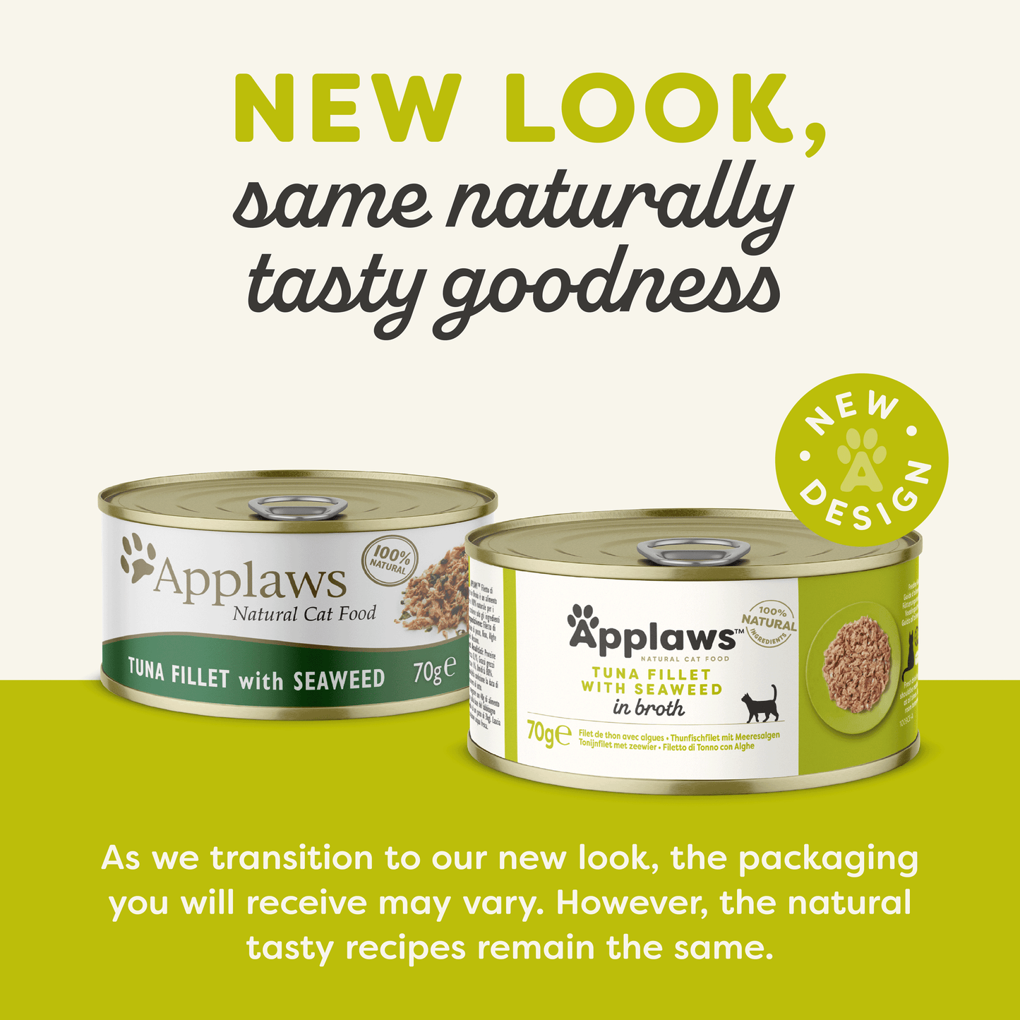Applaws Cat Tin 70g Tuna with Seaweed