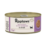 Applaws Cat Tin 70g Mackerel with Sardine