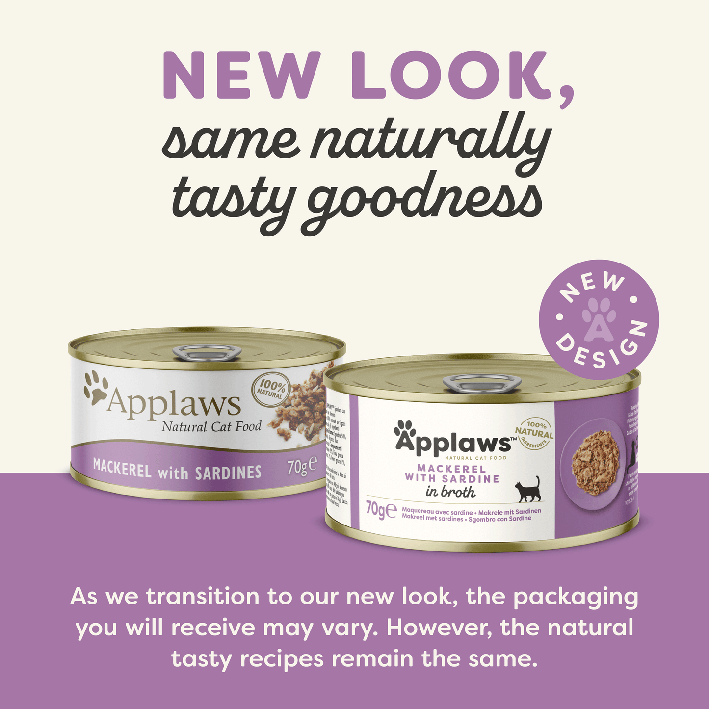 Applaws Cat Tin 70g Mackerel with Sardine