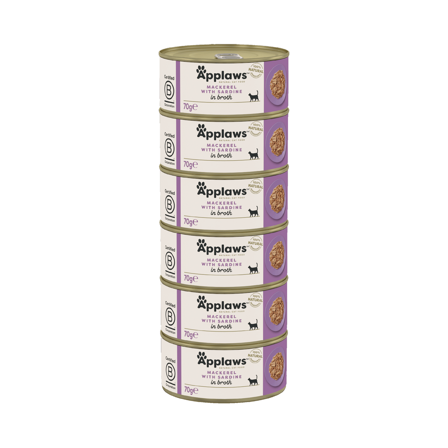 Applaws Cat Tin 70g Mackerel with Sardine