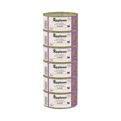 Applaws Cat Tin 70g Mackerel with Sardine