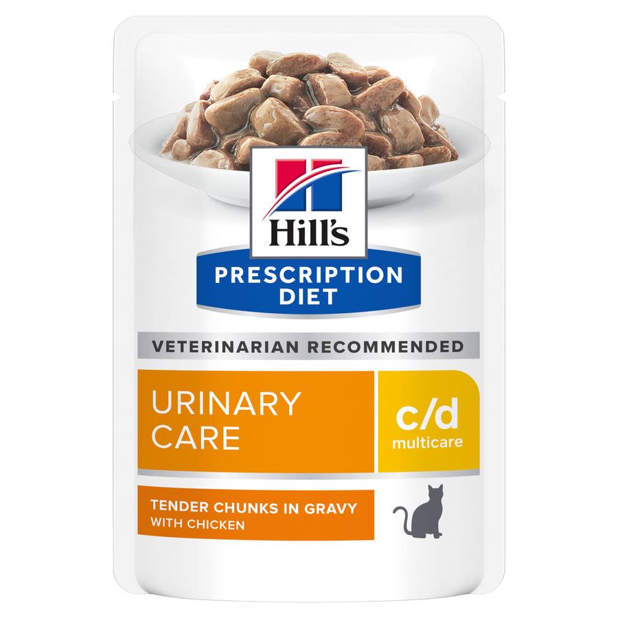 Hill's Hill'S Prescription Multicare Urinary Care Chicken Adult Wet Cat Food pet food packaging