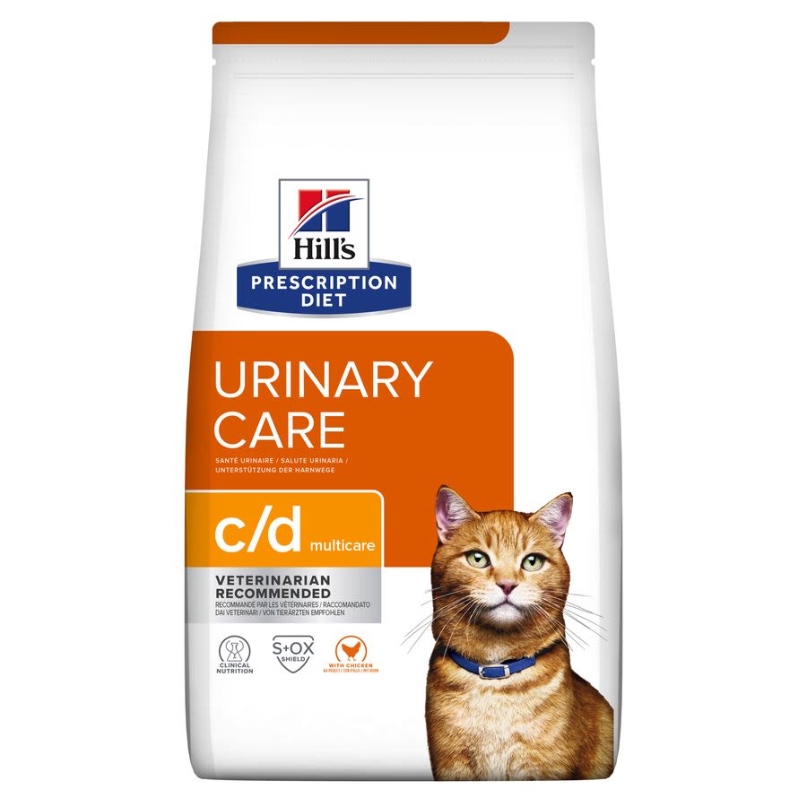 Hill's Hill'S Prescription Multicare Urinary Care Chicken Adult Dry Cat Food pet food packaging