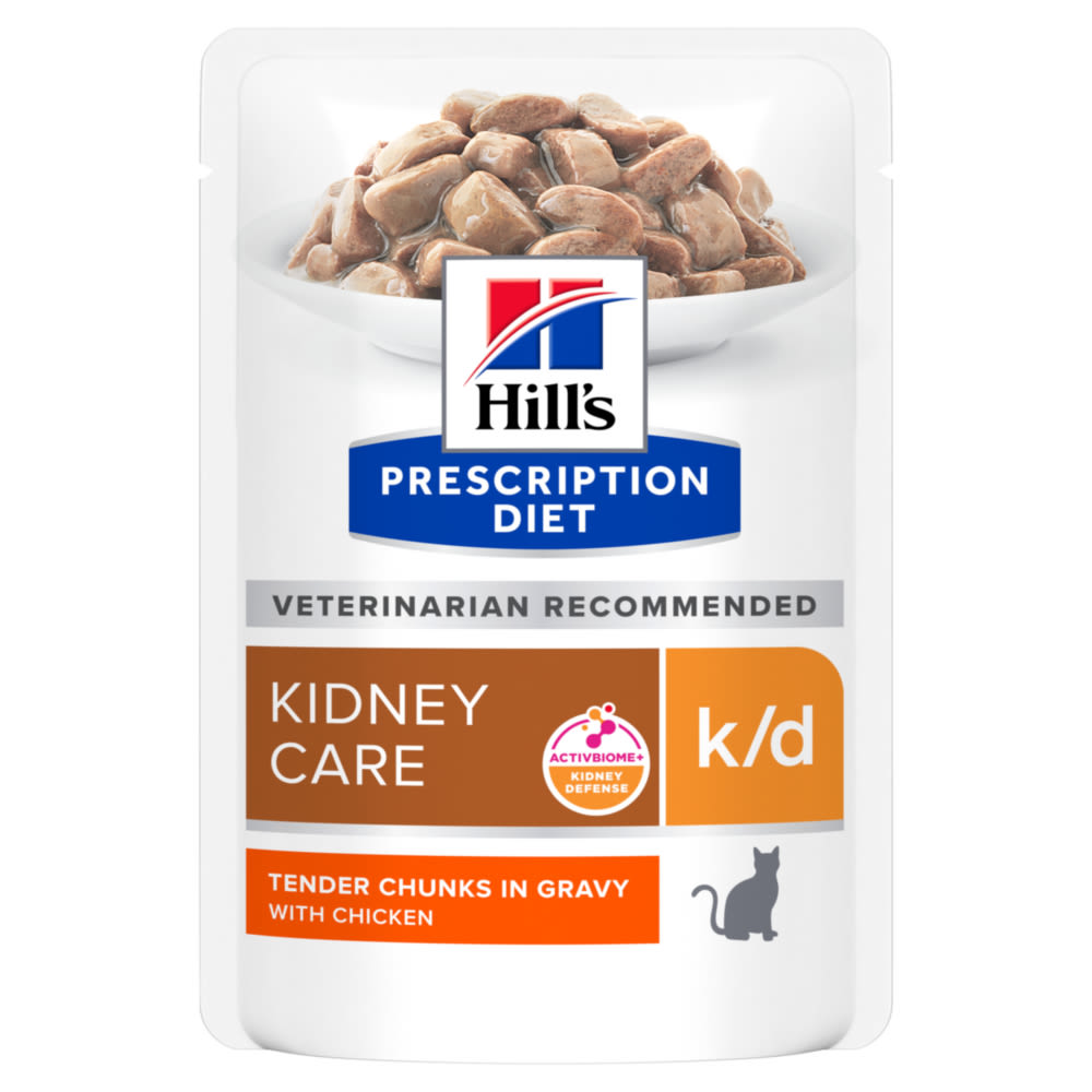 Hill's Hill'S Prescription Kidney Care Chicken Adult Wet Cat Food pet food packaging