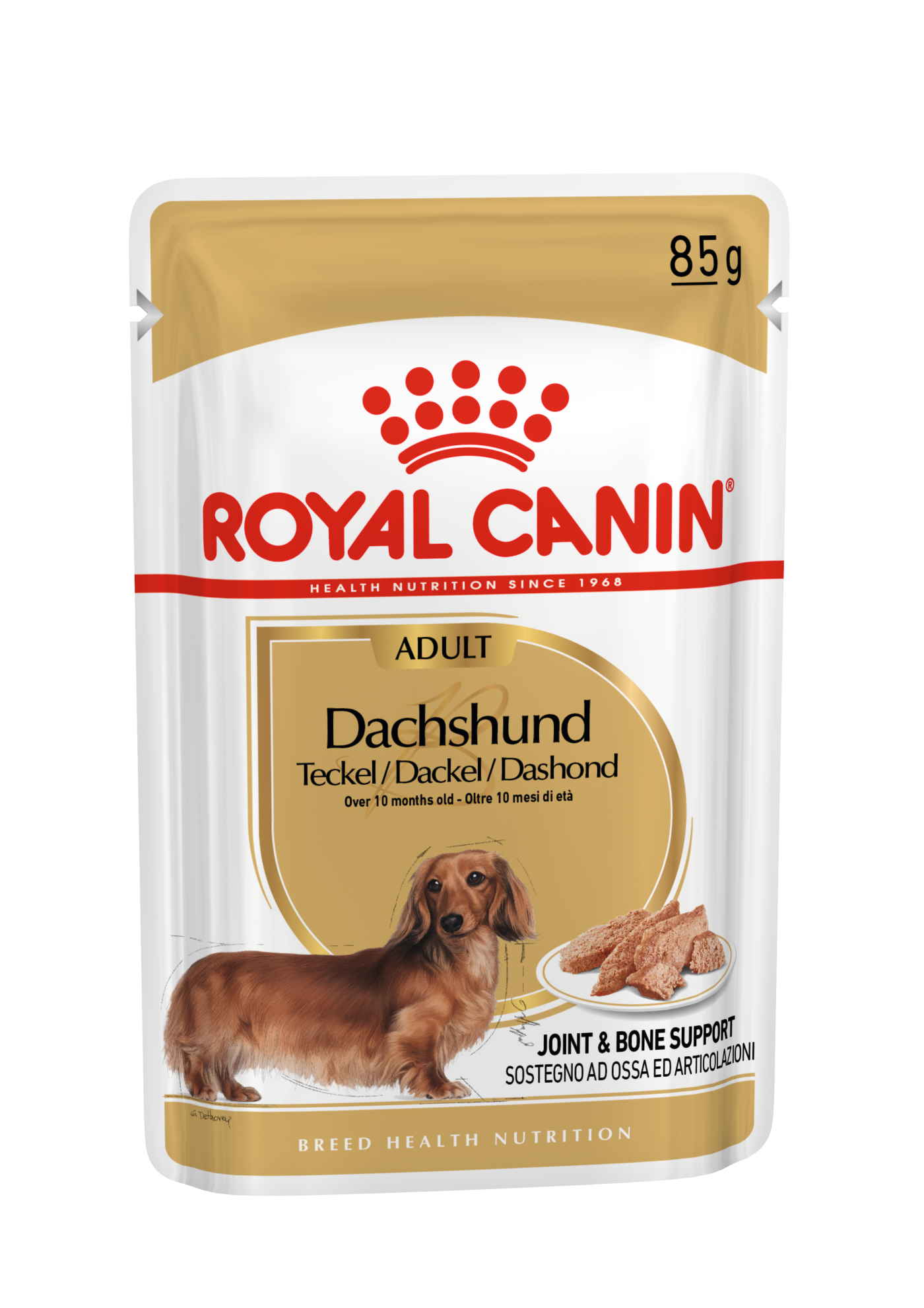 Royal Canin Royal Canin Dachshund Adult Wet Dog Food pet food packaging