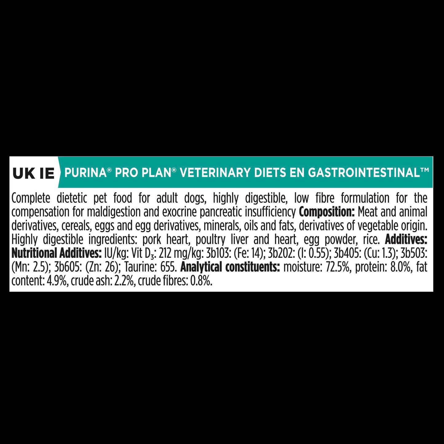 Purina Pro Plan Veterinary Diets Gastrointestinal Wet Dog Food