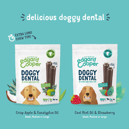 Edgard & Cooper Strawberry & Mint Medium Doggy Dental Treat