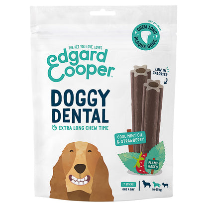 Edgard & Cooper Strawberry & Mint Medium Doggy Dental Treat