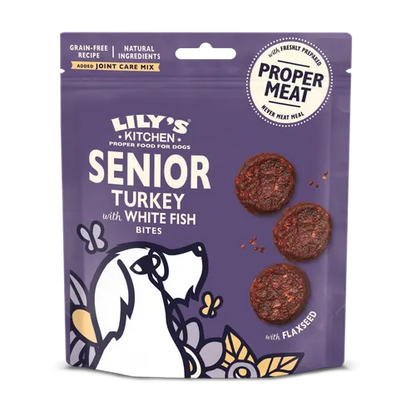 Lily's Kitchen Turkey & Whitefish Senior Dog Treats